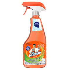 MR MUSCULO - Limpiador Líquido Quitagrasa Limón gatillo Mr. Músculo 500 mL