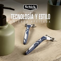 SCHICK - Máquina de Afeitar Desechable Quattro 2 Unidades