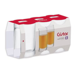 CRISTAR - Juego de Copas Can Lisa Lexin Aguardiente x 6 piezas