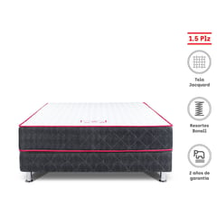 PARAISO - Cama Nappy 1.5 Plazas + Almohada + Protector