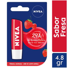 NIVEA - Protector Labial Fresa 4.8 g