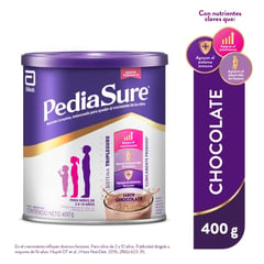 PEDIASURE - Suplemento Nutricional Plus Triplesure Sabor Chocolate 400 g