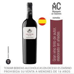 MARQUES DE CACERES - Vino Tinto Gaudium Marqués de Cáceres 14° 750 mL