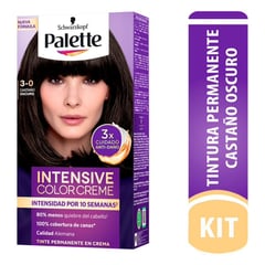 SCHWARZKOPF - Tinte Color Creme Tono 3-0 Castaño Oscuro Palette 50 g