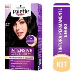 SCHWARZKOPF - Tinte para Cabello Color Creme 1-0 Negro Palette 50 g