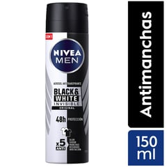 NIVEA - Desodorante Invisible Black & White Spray 150 mL