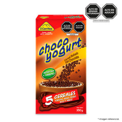 2 CERRITOS - Choco Yogurt Cereal Bañado con Chocolate 350 g