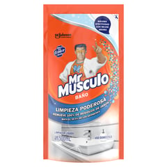 MR MUSCULO - Limpiador Líquido Para Baños Repuesto Mr. Músculo 500 mL