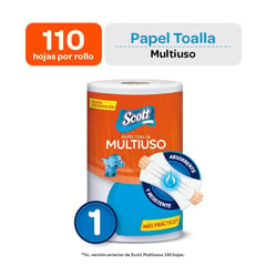 SCOTT - Papel Toalla Multiusos 1 x 110 hojas