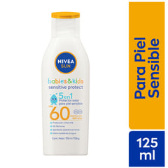 NIVEA - Protector Solar Sun Kids Piel Sensible FPS60 125 mL