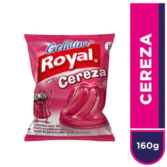 ROYAL - Gelatina Sabor Cereza 160 g