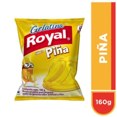 ROYAL - Gelatina en Polvo Sabor a Piña Sobre 160 g