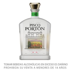 PORTON - Pisco Mosto Verde Italia Portón 750 mL