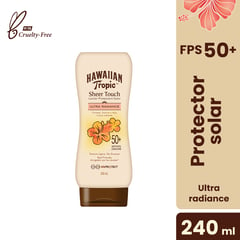 HAWAIIAN TROPIC - Bloqueador Solar Sheer SPF 50+ LTN Hawwaiian Tropic 240 mL