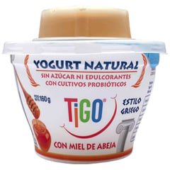 TIGO - YOG GRIEGO NATURAL C MIEL X 160 GR