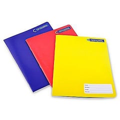 OFISCOOL - Cuaderno grapado A-4 triple reglón