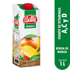 WATTS - Bebida Sabor Mango 1 L