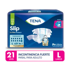 TENA - Pañal Para Adulto Slip Ultra Talla L 21 und