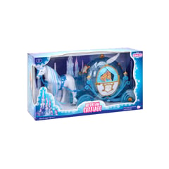 XIAN ZONG MA TOYS - Carruaje Esfera Azul con Caballo Que Camina