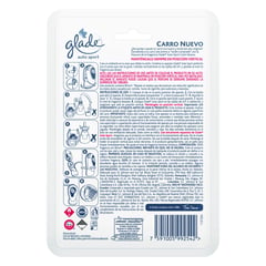 GLADE - Ambientador Carro Líquido Carro Nuevo Unidad + 1 Repuesto 7mL