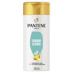 PANTENE - Shampoo con Acondicionador Cuidado Clásico 2 en 1 100 ml