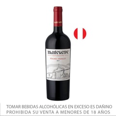 MONTESIERPE - Vino tinto Merlot 750 mL