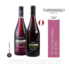 TABERNERO - Pack de Vino Borgoña de 750 mL y Vino Gran Tinto de 750 mL