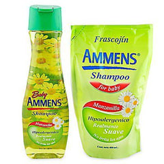 AMMENS - Pack de 2 unidades de Shampoo Manzanilla de 400 mL cada una