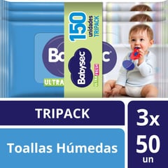 BABYSEC - Toallitas húmedas Ultra de 150 unidades