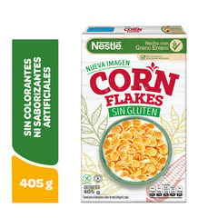 NESTLE - Cereal en hojuelas sin gluten Corn Flakes 405 gr