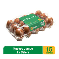 LA CALERA - HUEVOS PARDOS JUMBO X 15 UN