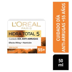 Crema Hidratante Antiarrugas Loreal Paris Hidra Total 5 55+ 50 ml