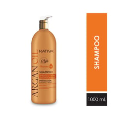 KATIVA - Shampoo sin sal con aceite de argán para protección e hidratación