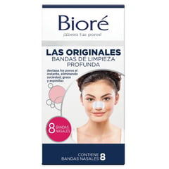 BIORE - Bandas Limpieza Profunda Nariz 8 Und