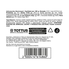 TOTTUS - Crema de avellanas con sabor a cacao de 300 g