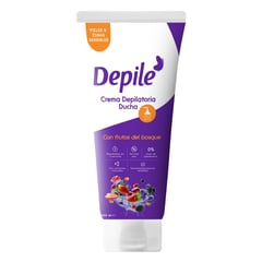 GENERICO - Crema Depilatoria Depilé Bajo Ducha Frutos Rojos Bosque 200 mL