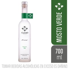 CUATRO GALLOS - Pisco Mosto Verde Italia de 700 mL