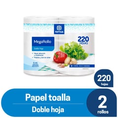 TOTTUS - Papel Toalla Megarollo 2 x 110 hojas