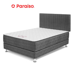 PARAISO - Dormitorio Tropical 2 Plazas + 2 Almohadas + Protector