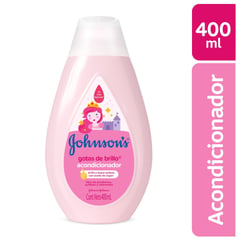 JOHNSONS - Acondicionador Gotas Brillo 400 mL