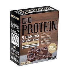 WILD FOODS - Barras de proteína Chocolate Wild Protein 5 unidades