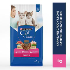 CAT CHOW - Alimento para Gatos Gatitos en bolsa de 1 kg