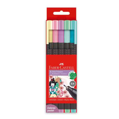 FABER CASTELL - MARC. GRIP FINEPEN PASTEL PET X5