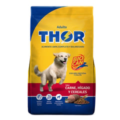 THOR - Alimento para perro Adulto con carne hígado y cereales de 25 kg