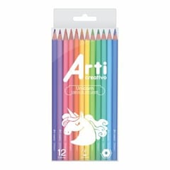 ARTI CREATIVO - COLORES PASTEL ESTUCH PLAST X12UN