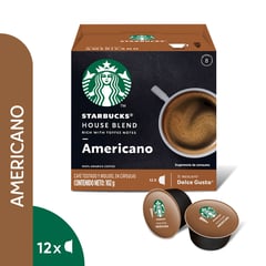 DOLCE GUSTO - Café Americano Starbucks - 12 cápsulas