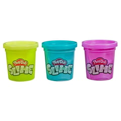 PLAY DOH - Masas y Plastilinas Slime 3 Pack Surtido