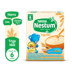 NESTUM - CEREAL INFAN TRIGO MIEL S/AZC 6MESES X350G