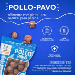 RAMBALA - Alimento Congelado para Perros Pollo con Pavo