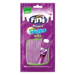 FINI - Regaliz Ácido Uva 80 g